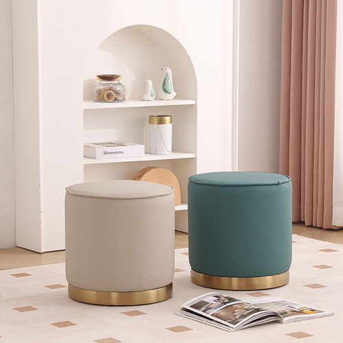 北欧梳妆凳圆凳客厅轻奢