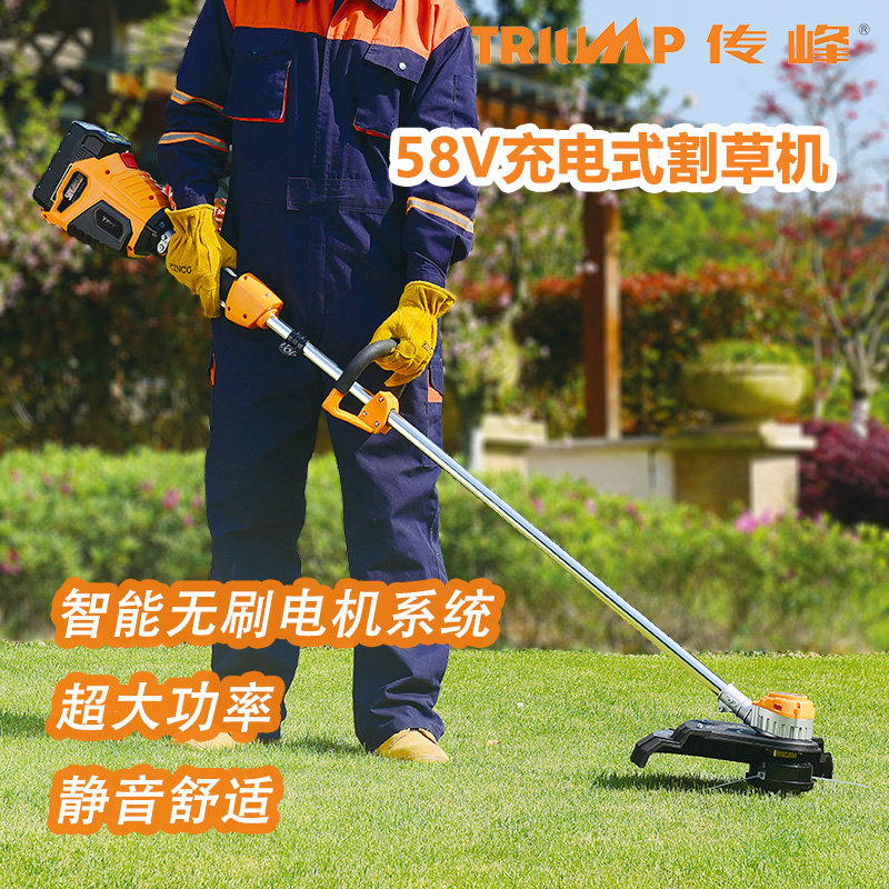 券后1749.00元传峰电动割草机割灌机农用小型 充电式多功能打草机剪草除草神器