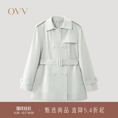复合工艺 精致翻领 双排扣设计