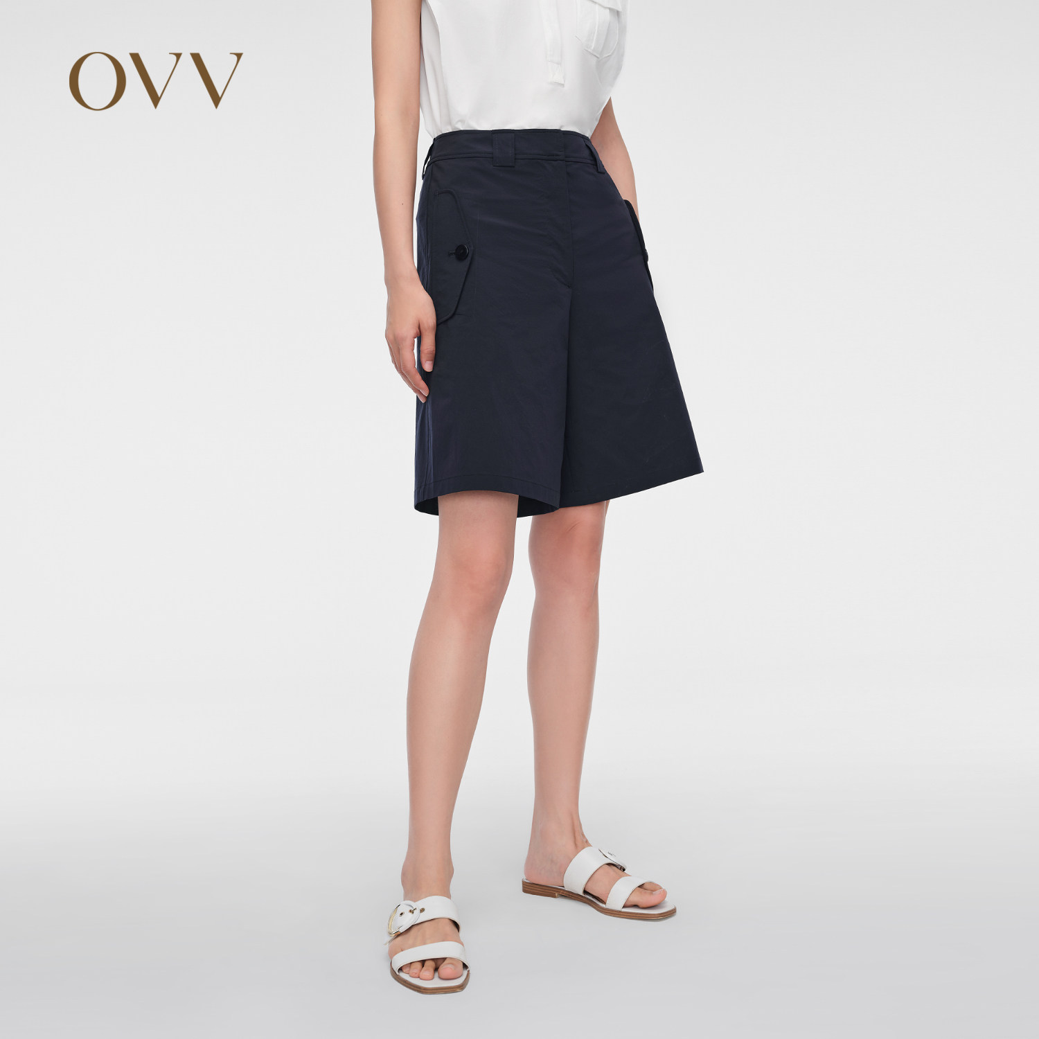 阔腿版型 A字设计 休闲舒适