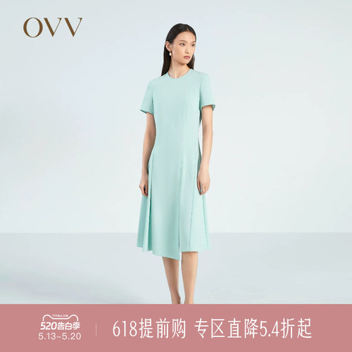 OVV春夏休闲短袖连衣裙