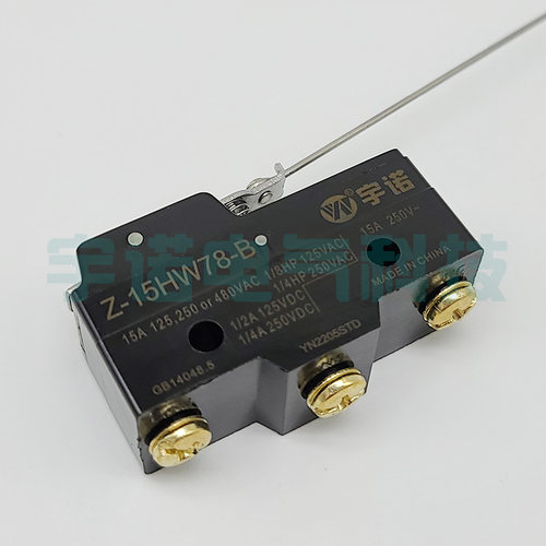 原装Z-15HW78-B微动开关,Z15H-08B钢丝加长摆杆,TM-1705微动开关