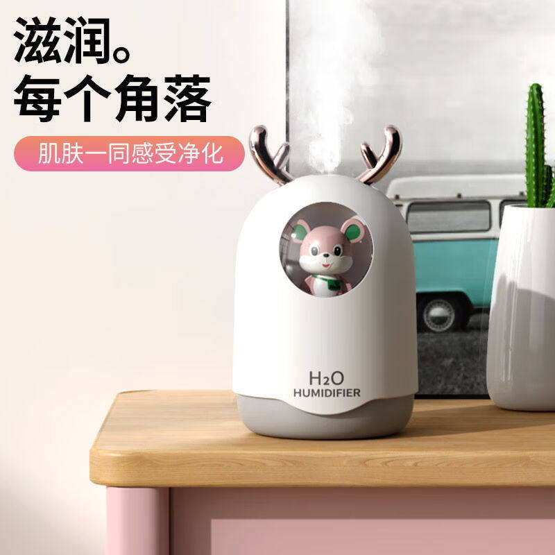 KAIQISJ新款迷你萌宠补水仪usb手持便携桌面氛围灯喷雾礼品加湿器怎么看?
