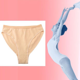 拉丁舞三角打底裤舞蹈内裤内裤儿童女专用高腰隐形体操服舞蹈考级
