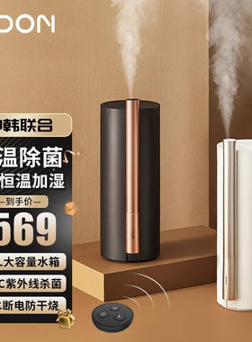 爱登（edon）39度加湿器家用卧室高温消毒紫外线杀菌大雾量孕妇婴