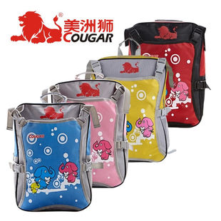 美洲狮单肩背包挎包户外背包速滑鞋竞速鞋轮滑鞋旱冰鞋配套使用儿
