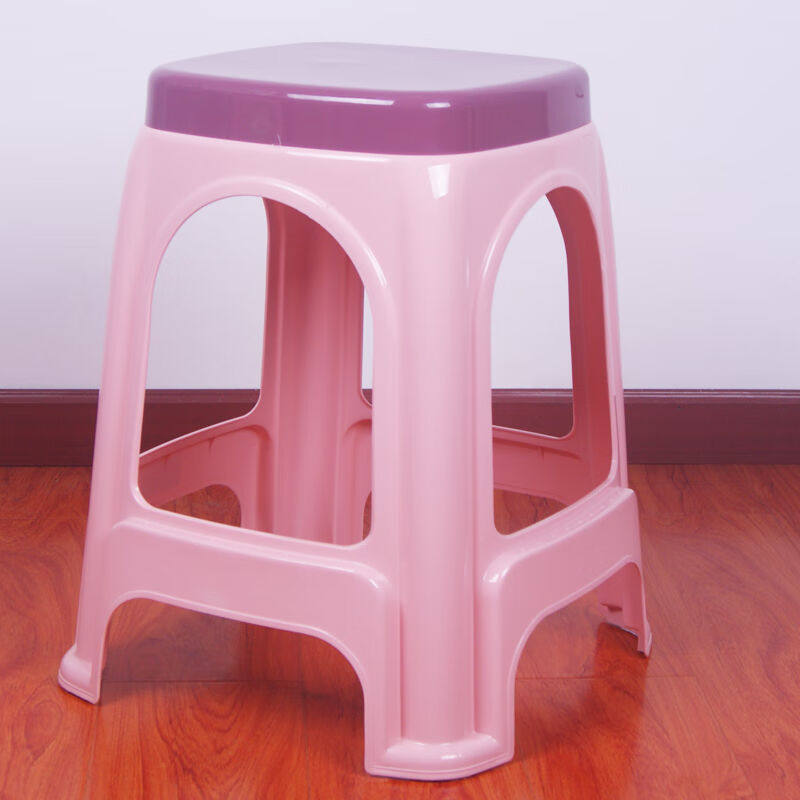 塑料凳子家用塑胶板凳客厅餐桌椅子加厚防滑熟胶高凳欧式餐椅北欧