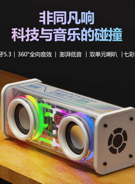 蓝悦（LEnRuE）蓝牙无线音响便携式双音响机甲风迷oother/其他 无