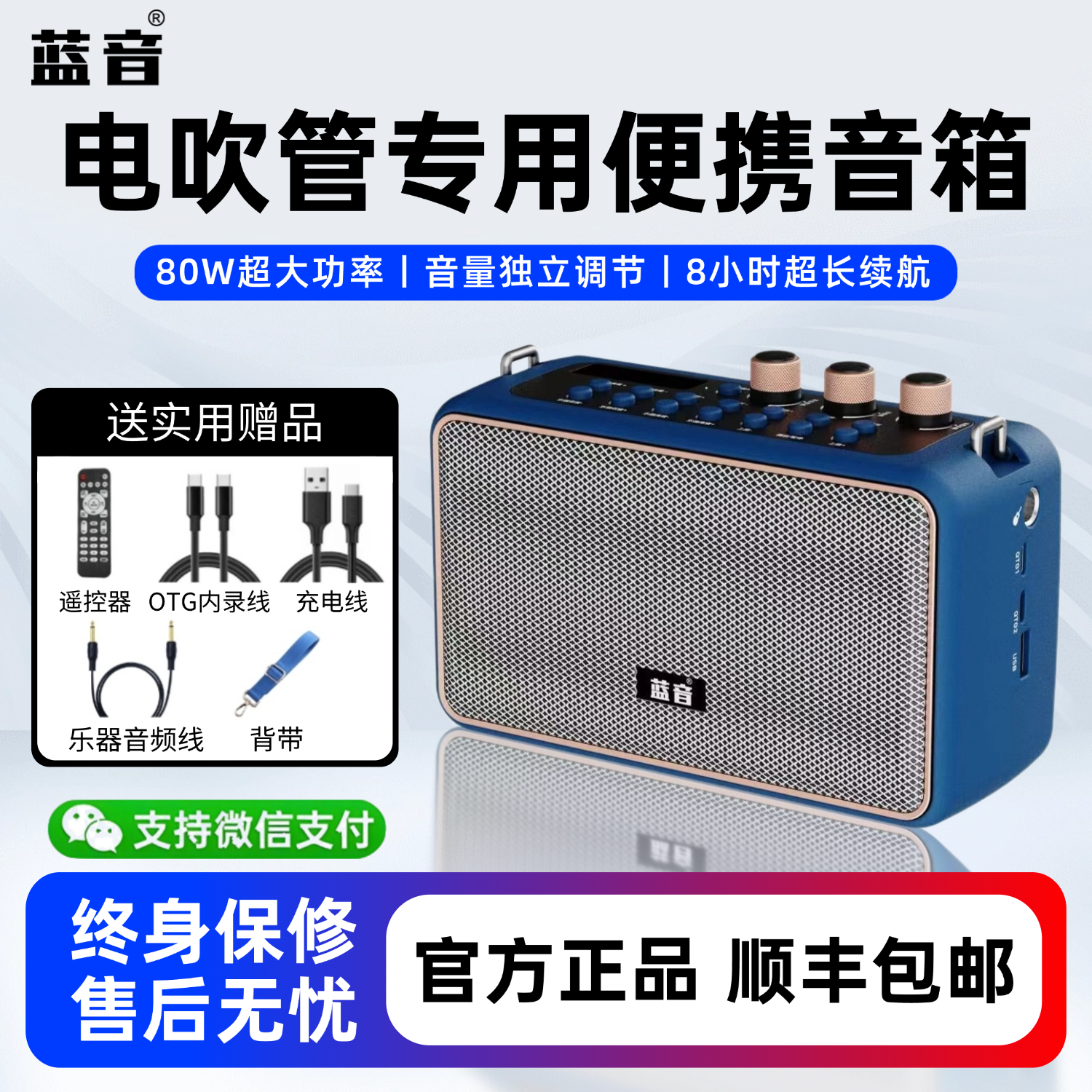蓝音q12乐器音箱小体积大音量