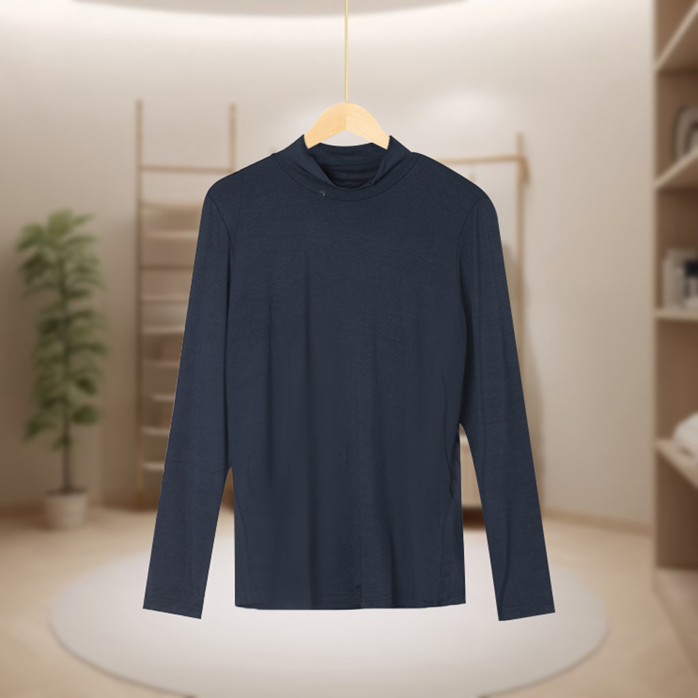 【MB】简约时尚长袖T恤保暖打底百搭MB1642