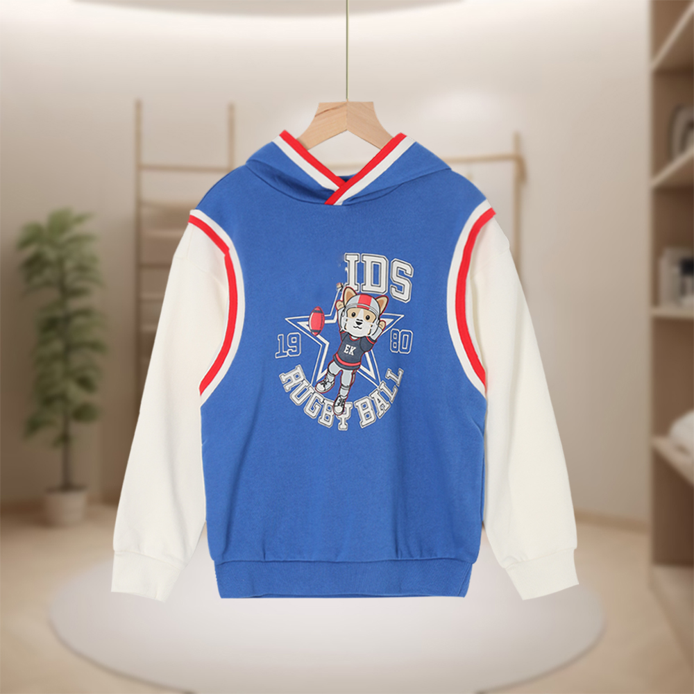 【恋-KIDS】儿童针织休闲服柔软简约时尚百搭圆领简单卫衣YT360