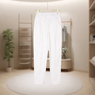 女士休闲裤 九分阔腿百搭高腰宽松简约时尚 BJ2030 BJH