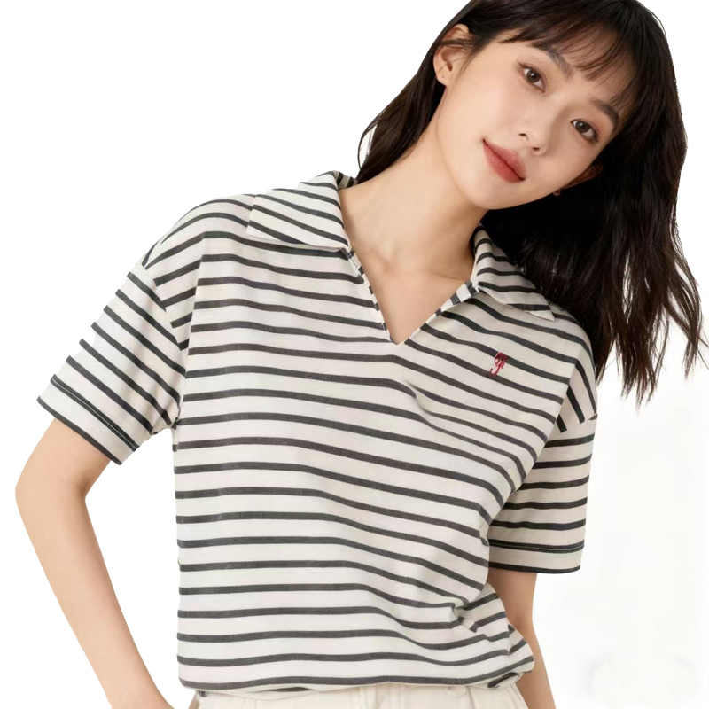 【D玛纳】时尚T恤宽松型常规短袖百搭DMA553