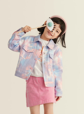 【马lavi】儿童外套休闲洋气水洗休闲外套日常舒适百搭J24