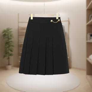 【恋】女装短裙百搭简洁高腰日常百搭柔软舒适简约百搭E559