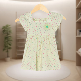 【MINI马】薄纱碎花连衣裙F93-583224032