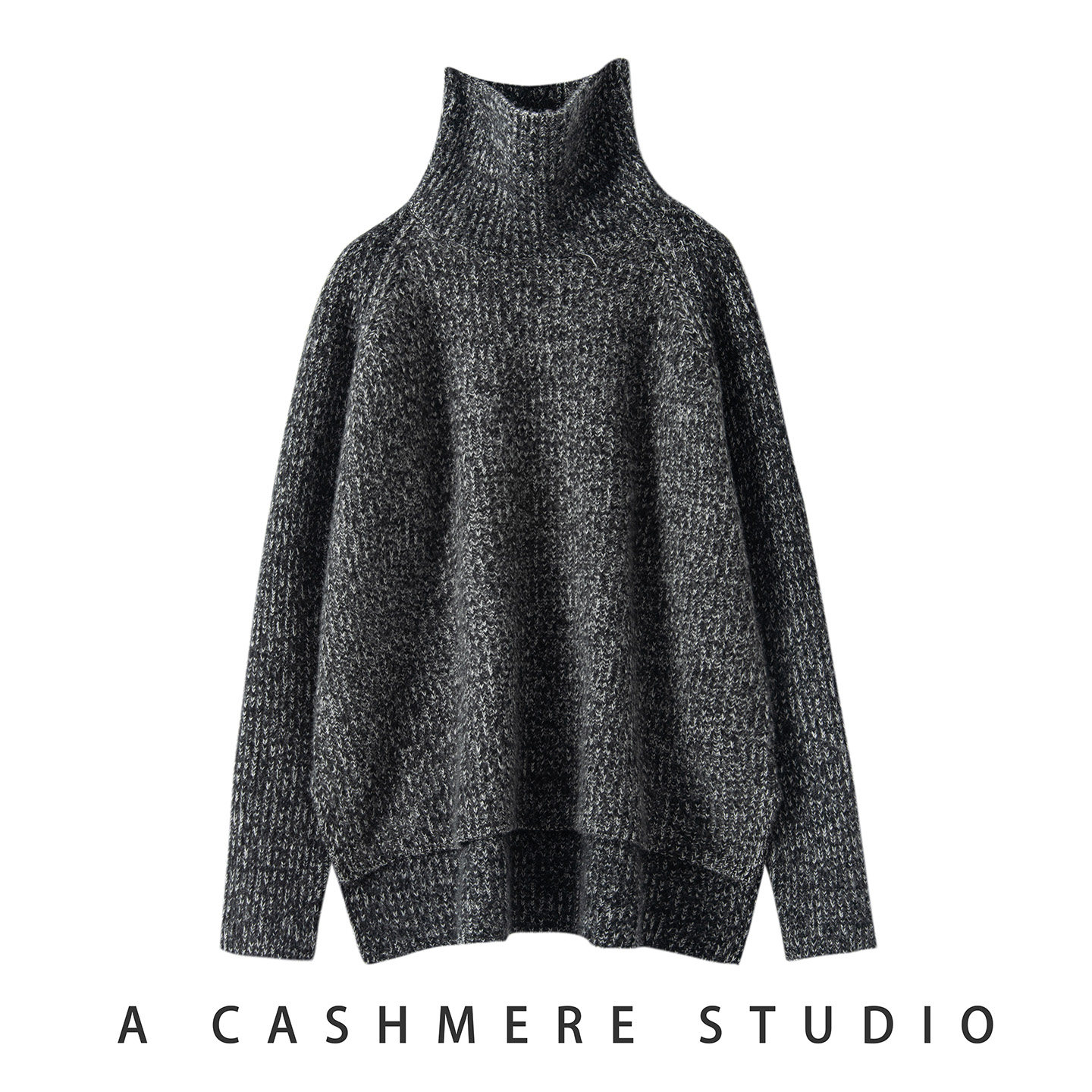 法式花纱山羊绒衫女高领加厚保暖针织衫秋冬宽松慵懒风毛衣打底衫,女装/女士精品,羊绒衫,淘宝优惠券,粉丝福利购,淘宝优惠卷