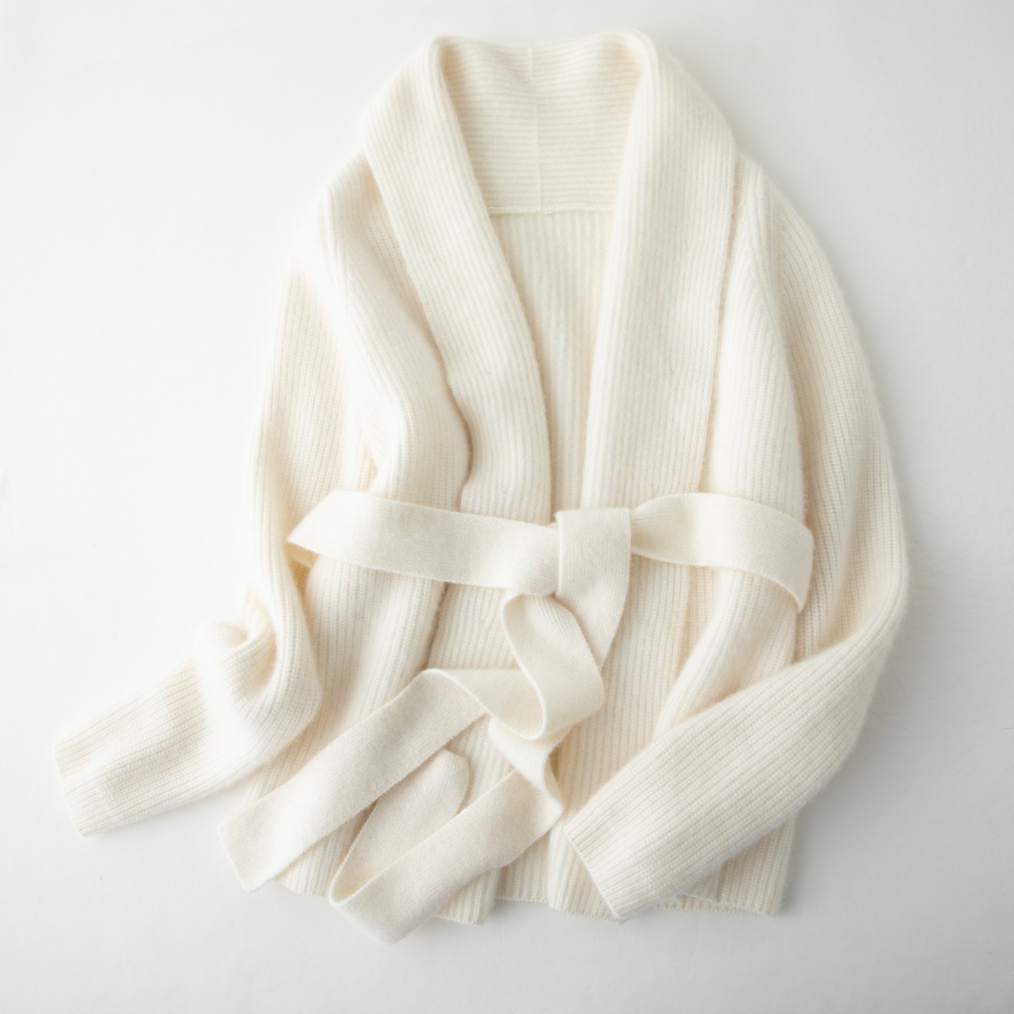 极简风浴袍腰带山羊绒开衫女翻领慵懒宽松针织保暖休闲毛衣外套女,女装/女士精品,羊绒衫,淘宝优惠券,粉丝福利购,淘宝优惠卷