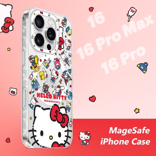 HelloKitty磁吸手机壳双层苹果保护套iPhone16Promax美乐蒂kuromi
