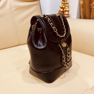 现货cardinal red包包2023新款小香风链条书包女小背包旅行双肩包