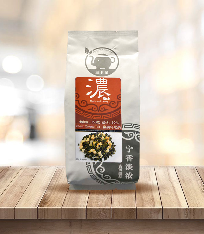 兰卡象HKCG蜜桃白桃乌龙茶包 冷萃茶三角茶包图片
