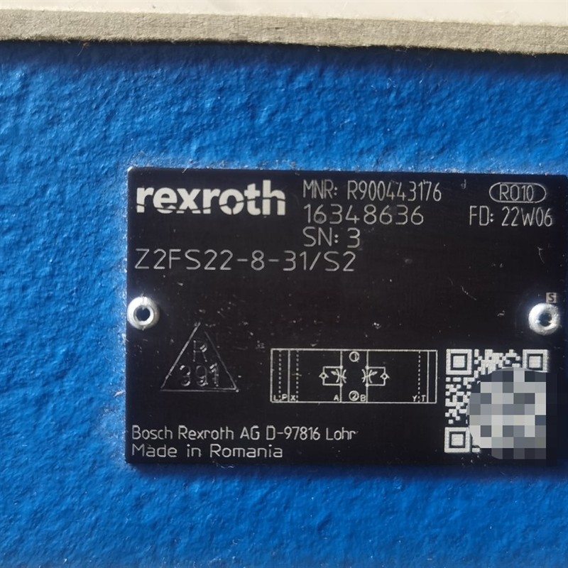 【议价】原装Rexroth力士乐 R900443176 Z2FS22