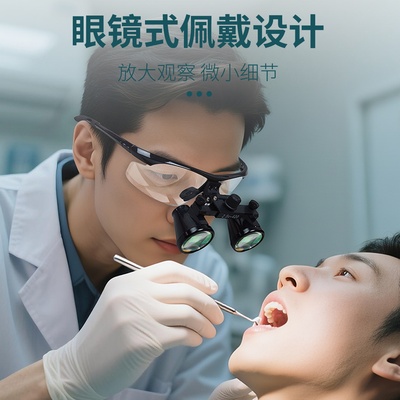头戴式放大镜美容院专用
