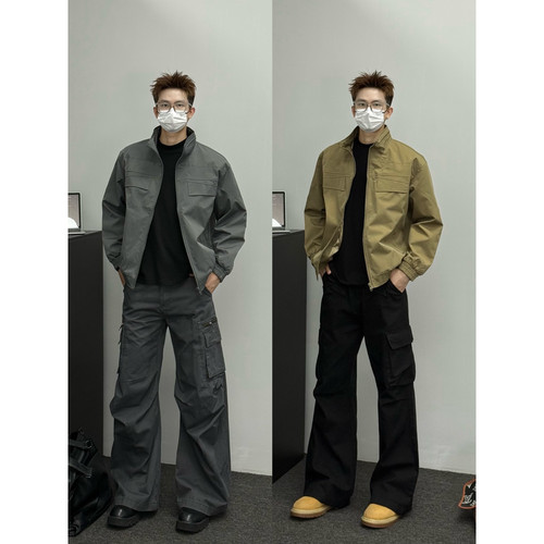 Bomber立领夹克cleanfit基础硬挺