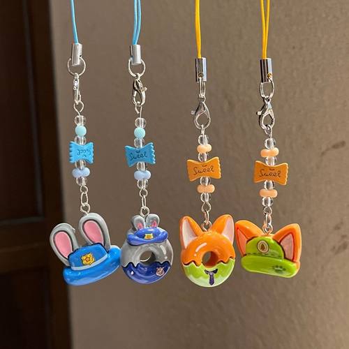 卡通疯狂动物城朱迪尼克挂件挂饰