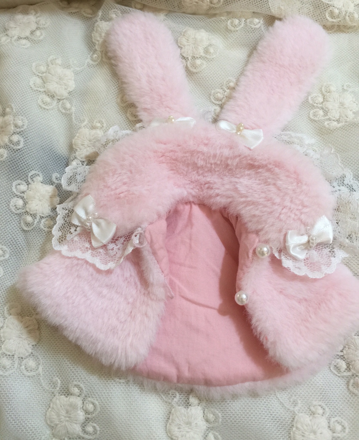 小布皮草毛毛斗篷ob24/22/27兵人巴比兔耳朵披风肩外套blythe娃衣