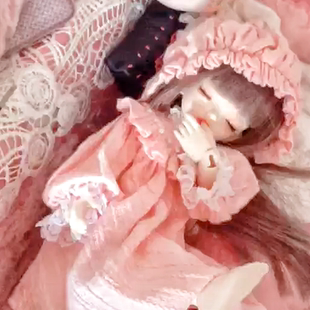 bjd睡衣六分娃用睡裙睡袍睡帽拖鞋手作定制 法式公主bjd6分娃衣