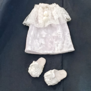 bjd拖鞋睡裙四分三/6分抹胸丝绒睡衣ob24/22小布娃用配件六分娃衣