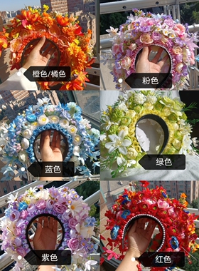 【一物一喜】三八妇女节活动簪花发箍手工diy材料  非成品 头饰
