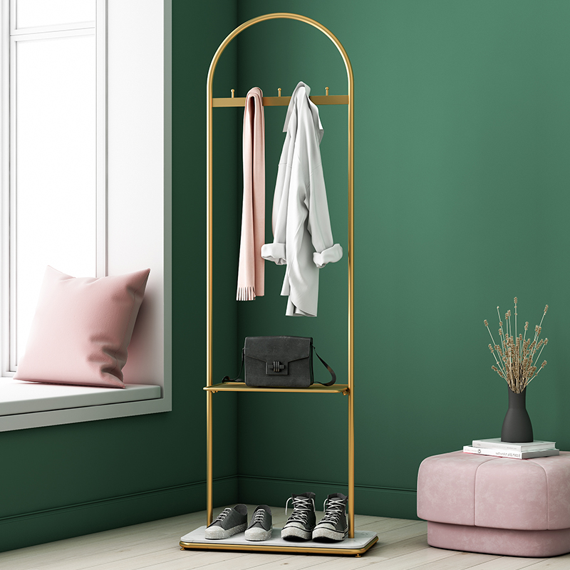 落地式家用客厅网红简易衣帽架