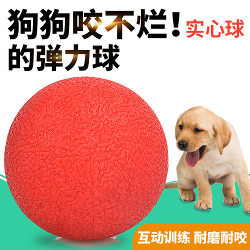 狗狗玩具球包邮幼犬实心球狗训练