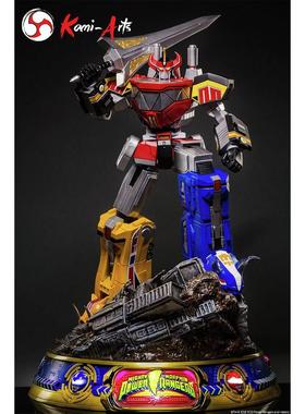 现货 Kami Arts 美版恐龙战队 大兽神 麦克佐德 1/4 战损版 雕像