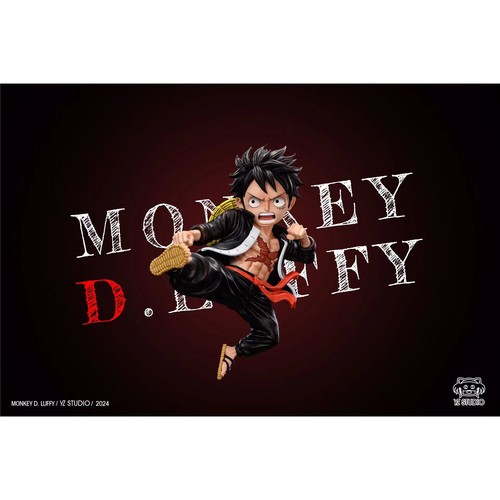 【现货】Yz 海贼王 纪念企划 扉页造型 功夫路飞 GK手办雕像模型