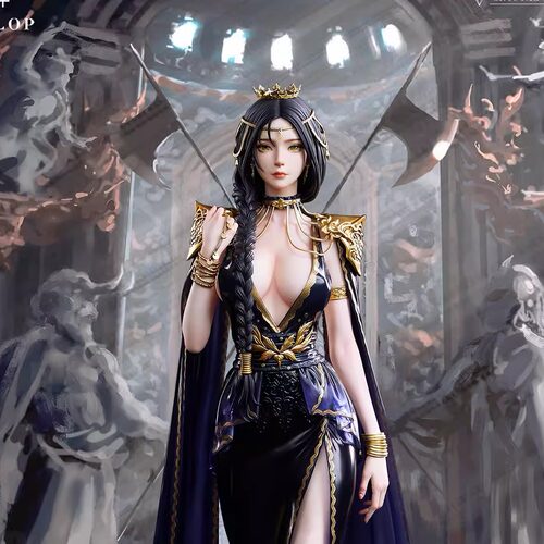 【现货】玄机科技 TRIEAGLES 女王 TES 鬼刀雕像手办【漫迷坊】