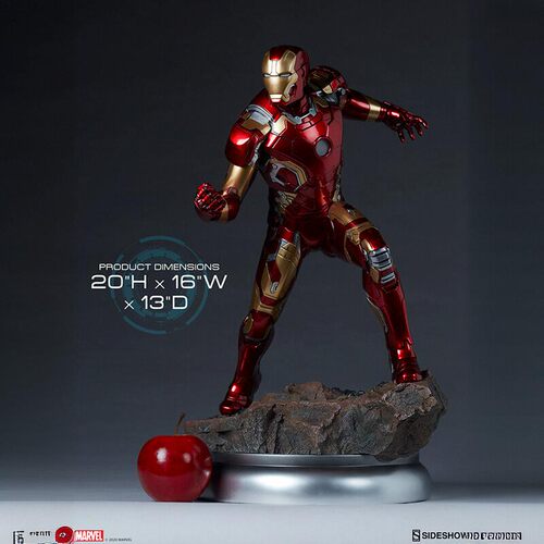 【现货】Sideshow 3003532 钢铁侠 Mark43 Iron Man MK43 雕像