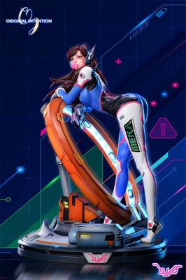 【现货】OI定制组 守望先锋 DVA 限量GK手办雕像【漫迷坊】
