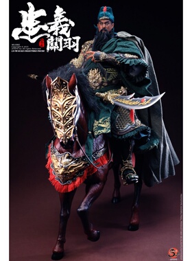 现货 佳圣JSTOYS 1/6可动人偶 三国系列 关羽 关云长 JS001-JS003