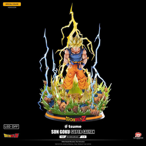 Tsume HQS DIORAMAX 龙珠 初超 孙悟空 超级赛亚人 限量GK雕像