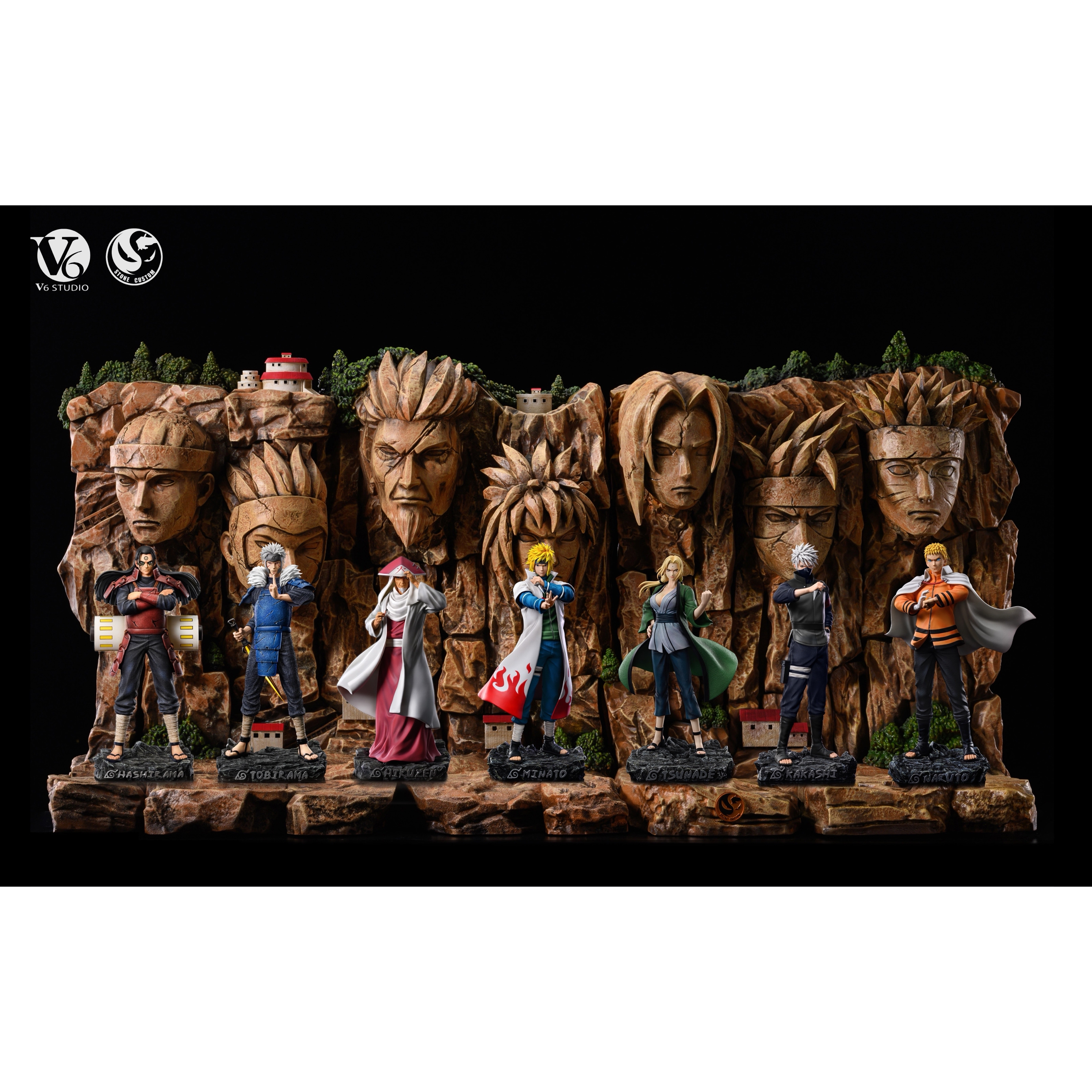 【现货】v6 gem七影共鸣系列 火影岩 限量手办雕像【漫迷坊】