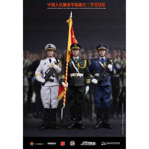 【现货】DAMTOYS 1/6 中国 陆海空 仪仗队 78029A,B,C【漫迷坊】