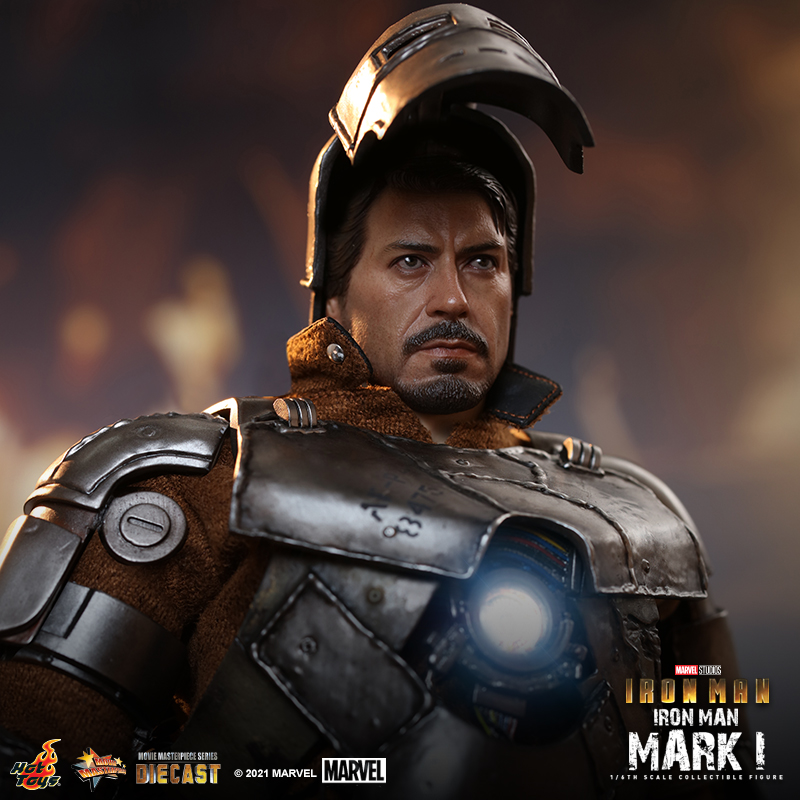 【现货】Hot Toys 1/6 HT 钢铁侠MARK1 合金珍藏人偶手办兵人模型