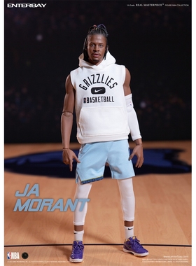现货 ENTERBAY EB RM-1091 1/6 NBA 贾·莫兰特 蜡像级 可动人偶