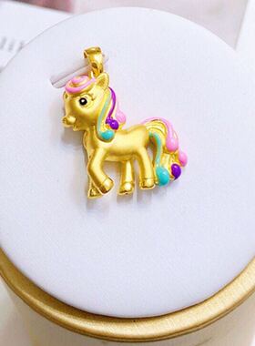 diy沙金饰品古法滴油卡通吊坠