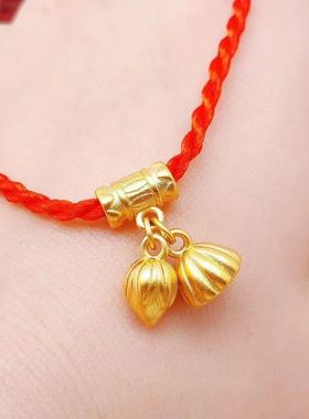 沙金花苞挂坠两世欢diy手工饰品