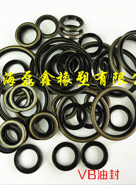 台湾SOG无弹簧外骨架油封VB30*34/35/37/38/40*3/4