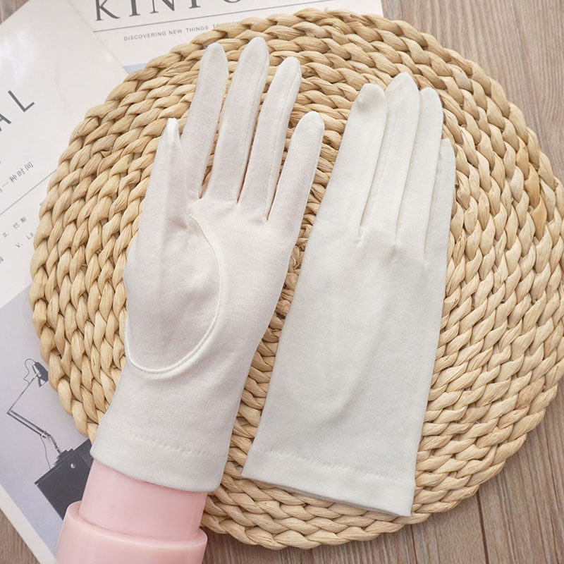 克拉斯卡春夏季男女款情侣款纯棉吸汗透气护手月子手套